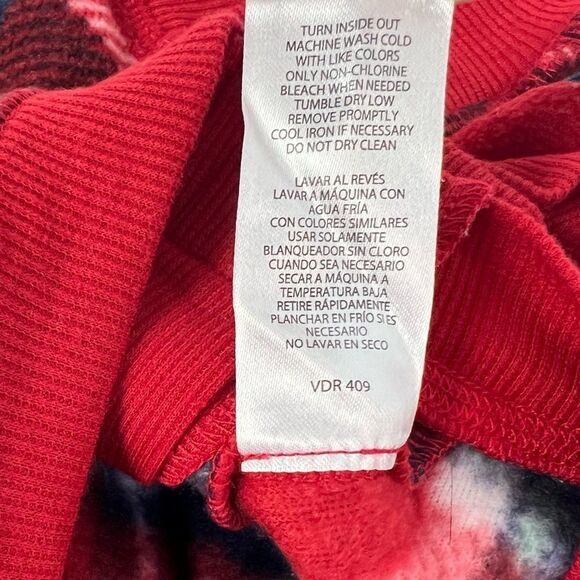 Eddie Bauer Pet Dog Holiday Red Plaid Flannel PJ Outfit Size Small - Picture 7 of 7